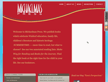 Tablet Screenshot of michaelmaspress.com